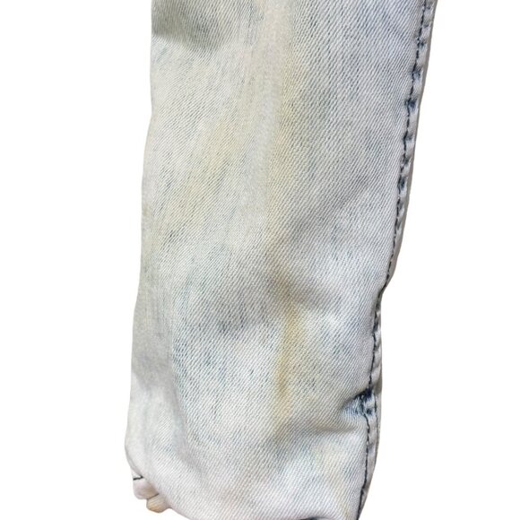 Vintage Denim Moto Jacket Size Medium - Picture 10 of 16